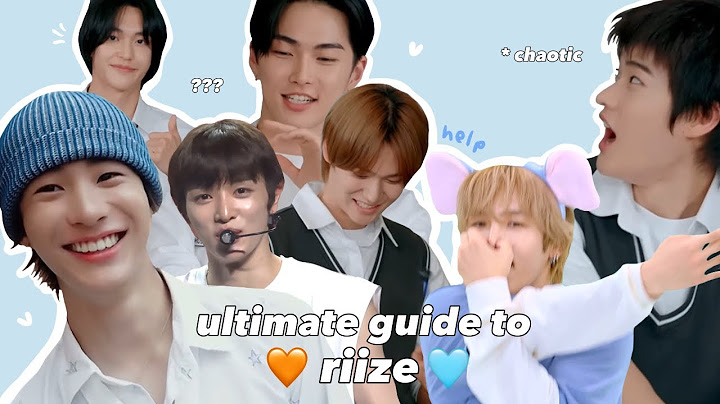 RIIZE in a nutshell: guide to riize⋆｡°✩  | #riize #라이즈