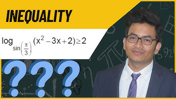 The solution set of the inequality Logx2-3x+2)  greater than 2 is  #exam #maths #education #youtube