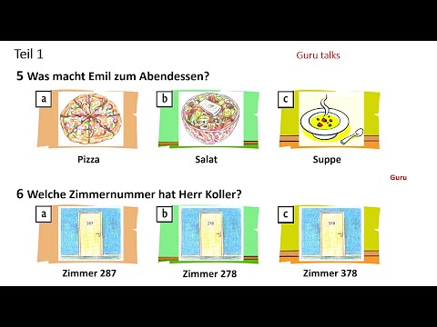 Start Deutsch A1 Hören, Lesen  Modelltest 2022 mit Lösung am Ende || Vid - 99