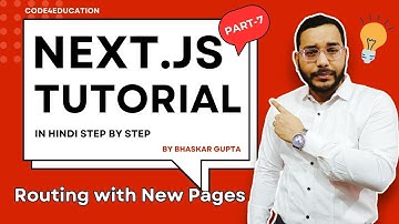 Next JS Tutorial in Hindi #7 | Routing in Next JS | Basic Routing In Next JS | Next JS Router