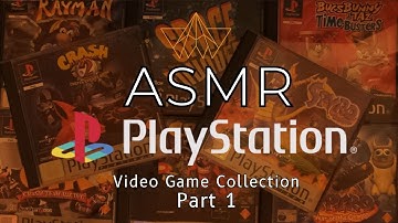 ASMR PlayStation 1 (PS1) Video Game Collection 🎮 | Part 1