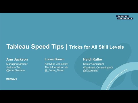 Tableau Speed Tips | Tricks for All Skill Levels