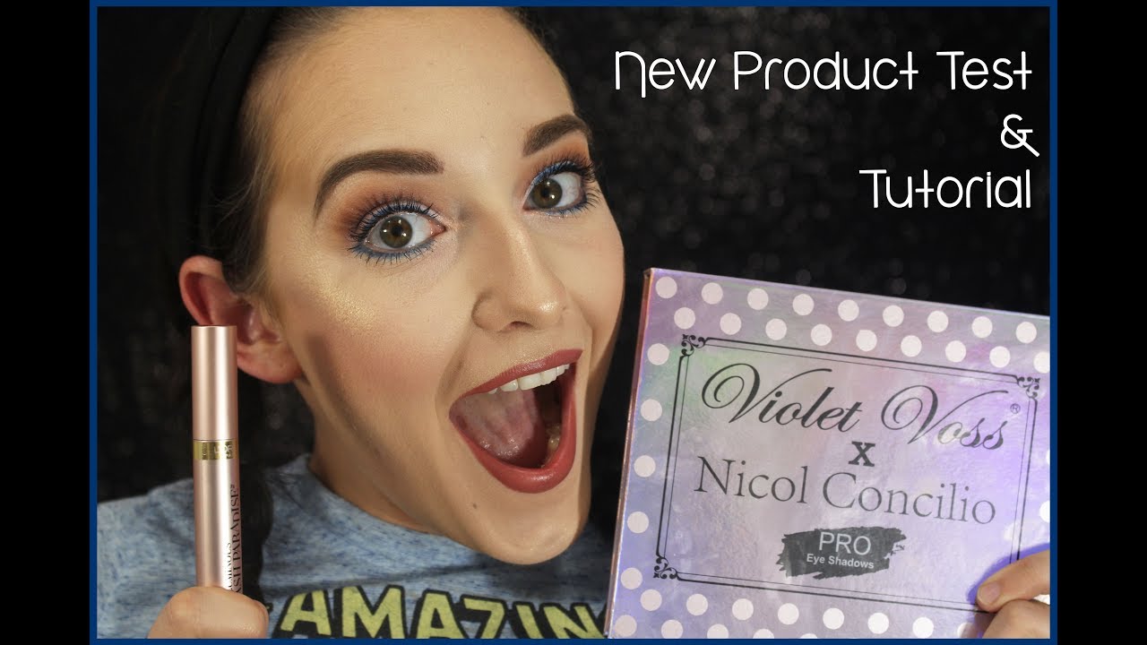 New Products | Loreal Lash Paradise | Violet Voss X Nicol | Tutorial