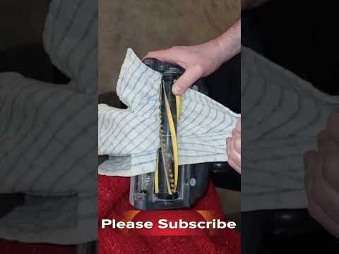 Shark Vacuum Cleaning Glass Window On Motorised Floor Nozzle