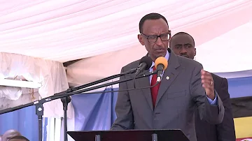 Kagame speaks swahili in Dar es salaam.