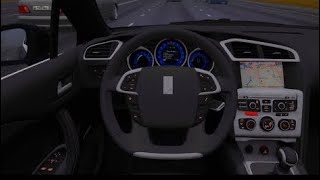 Citroen C4 2012 - City Car Driving | Heavy Fog [Steering Wheel Gameplay] screenshot 4