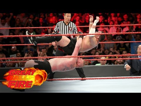 Brock Lesnar vs. Samoa Joe - Universal Title Match: WWE Great Balls of Fire 2017