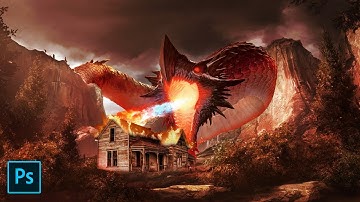Dragon Fire-Photoshop Manipulation Speed Art Tutorial