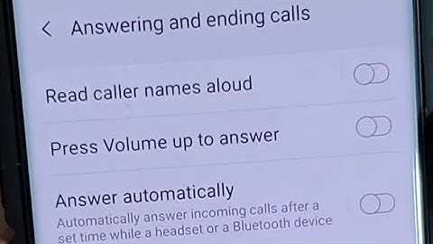 Galaxy S10 / S10+: How to Enable / Disable Read Caller Name Aloud