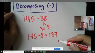 Math Strategy - Subtraction with Decomposing - Double Digit