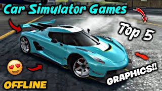 Top 5 Car Simulator Games For 2,3 Ram Device | Graphics!! screenshot 4
