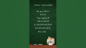 CAT RATIO & PROPORTION TRICKS SOLVE IN 50 SECONDS 🚀🔥 #trending #maths #youtube #exam #ssc #CAT