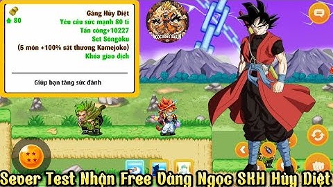 Nro Lậu Mới Sever Test Miễn phí Vàng Ngọc Free SKH Hủy Diệt Nhiều CT Chỉ Số Khủng Đập Đồ Cực Mượt