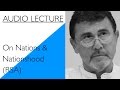 Shlomo Sand On Nations &amp; Nationhood RSA