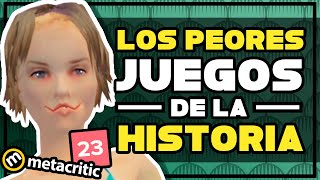 Los PEORES VIDEOJUEGOS de la historia