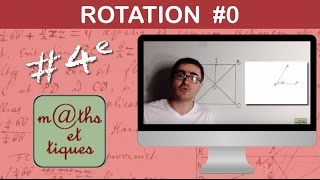 Reconnaître l'image d'une figure par une rotation - Troisième