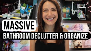 DECLUTTER & ORGANIZING MY GIRLS' BATHROOM | getting life right before school starts by The Elevated Home 2,658 views 8 months ago 20 minutes