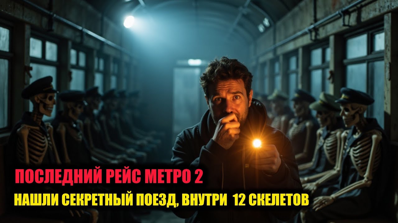 НАШЛИ ПОЕЗД С 12 МЁРТВЫМИ В МЕТРО-2! Секретная станция СССР. 40 лет в темноте.