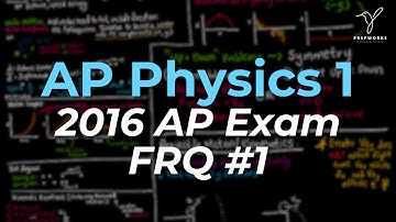 AP Physics 1 Exam 2016 FRQ #1 Solution