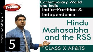 Hindu Mahasabha and the RSS | India–Partition &amp; Independence | Social Science | Class 10