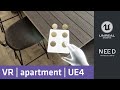 virtual reality showhouse | apartment | UE4 | 4K video | by NEED immersive reality