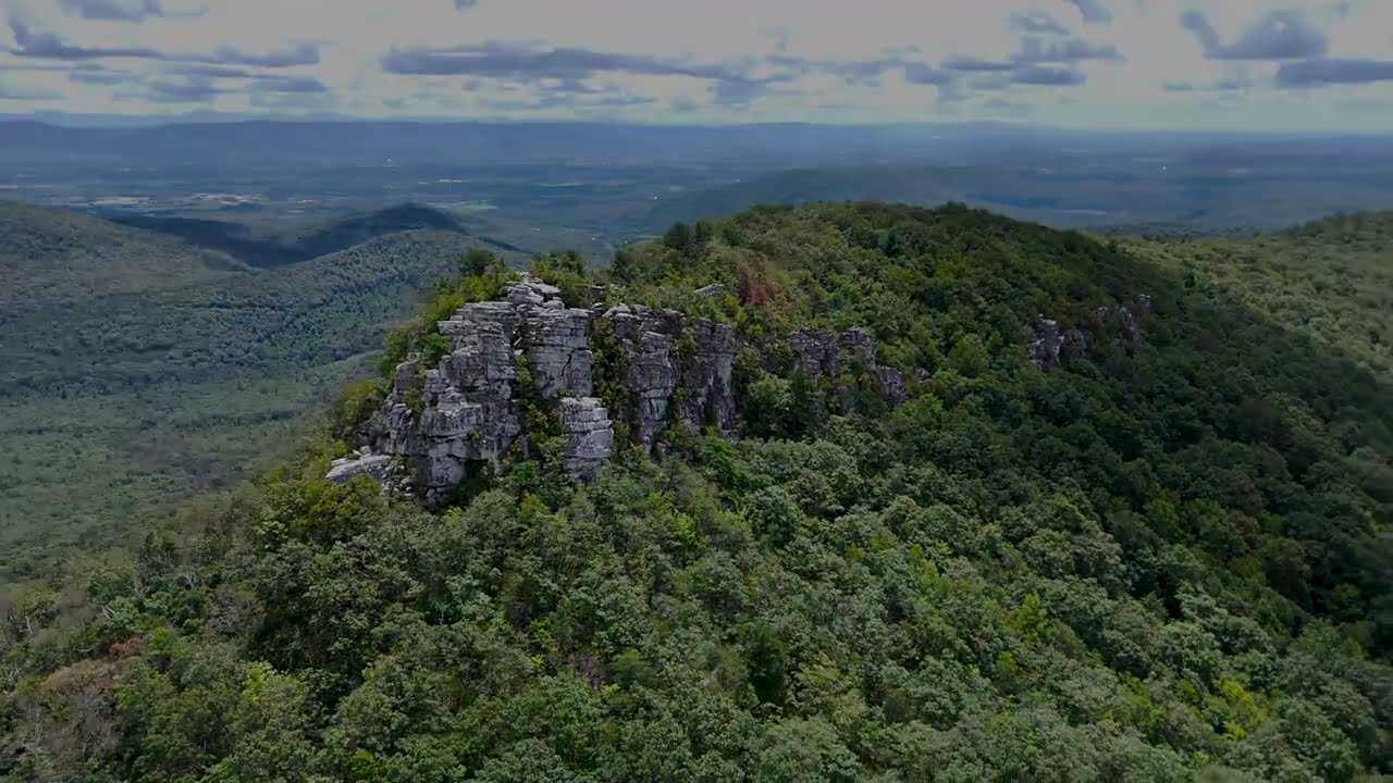 Big Schloss During Summer via DJI Mini 4 Pro in George Washington National Forest