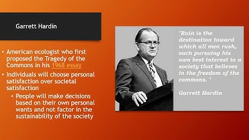 Lesson 5.1 - Tragedy of the Commons