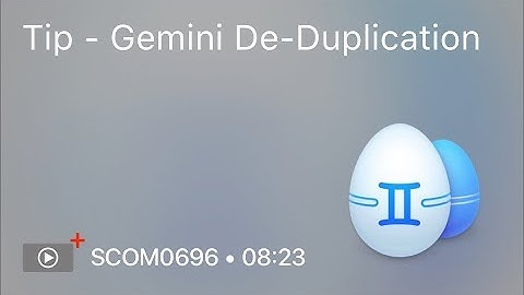 SCOM0696 - Tip - Gemini De-Duplication