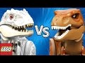 INDOMINUS REX VS TIRANOSSAURO REX - LEGO Jurassic World | JURASSIC BATTLES #04