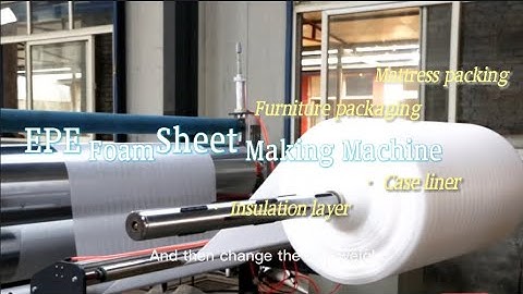 Polyethylene Extrusion Machine EPE Foam Machine For Extruding 1mm-20mm Packing Foam Sheet
