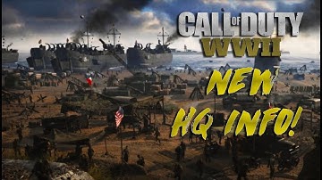 COD World War 2 HQ Trailer! 1v1 Arena, Score Streak Testing & Leaderboard (Headquarters)