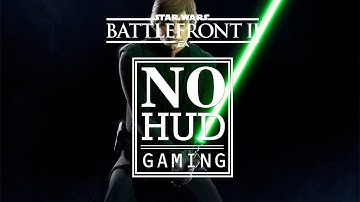 NO HUD GAMING | BATTLEFRONT 2 |  LUKE SKYWALKER DUEL