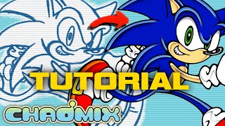 How To Draw In The Sonic Adventure Art Style (How I Make My Thumbnail Art) screenshot 1