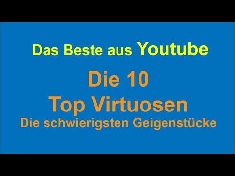 Video: Die Berühmtesten Geiger