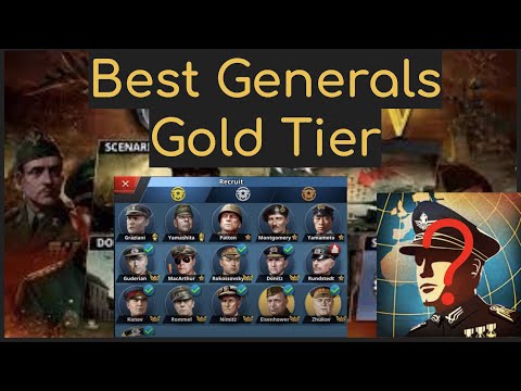 WC4 Generals Guide  Advanced Level Gold Tier, World Conqueror 4 Guides