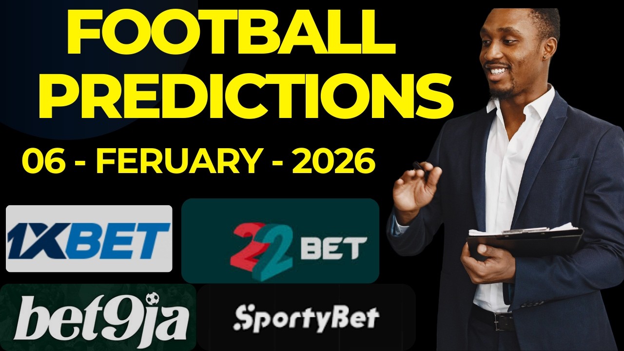 Football Predictions Today 06 February 2026 |Today Soccer Predictions| Football Betting Tips