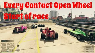 Every Contact Open Wheel Start Ever | 4K | GTA 5 | Open Wheel Racing | BR8