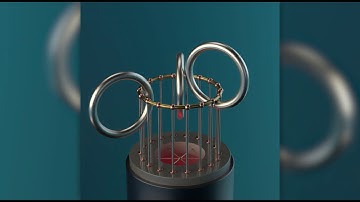 Spinning Rings SpeedART. Oddly Satisfying Loop in Cinema 4D and Arnold Render