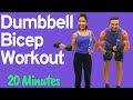20 Minute Dumbbell Biceps Workout - Grow Your Biceps