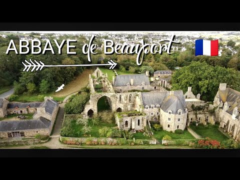 Abbaye de Beauport, Paimpol, France | Drone version