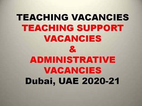 In this video teaching jobs dubai,uae || how to apply ||qualification experience 2020-21 vice principal primary secondary myp and ibdp m...