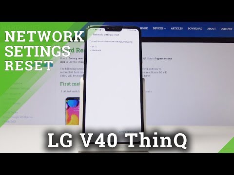 How to Reset Network Settings in LG V40 ThinQ – Reset Wi-Fi / Bluetooth