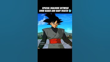 Special Dialogue Between Goku Black And Baby Vegeta 🥶 #crashout  #gokublack #sparkingzero #dbz