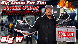 Jordan 4 Bred “REIMAGINED” Crazy Pick Up Vlog + Review & On Feet