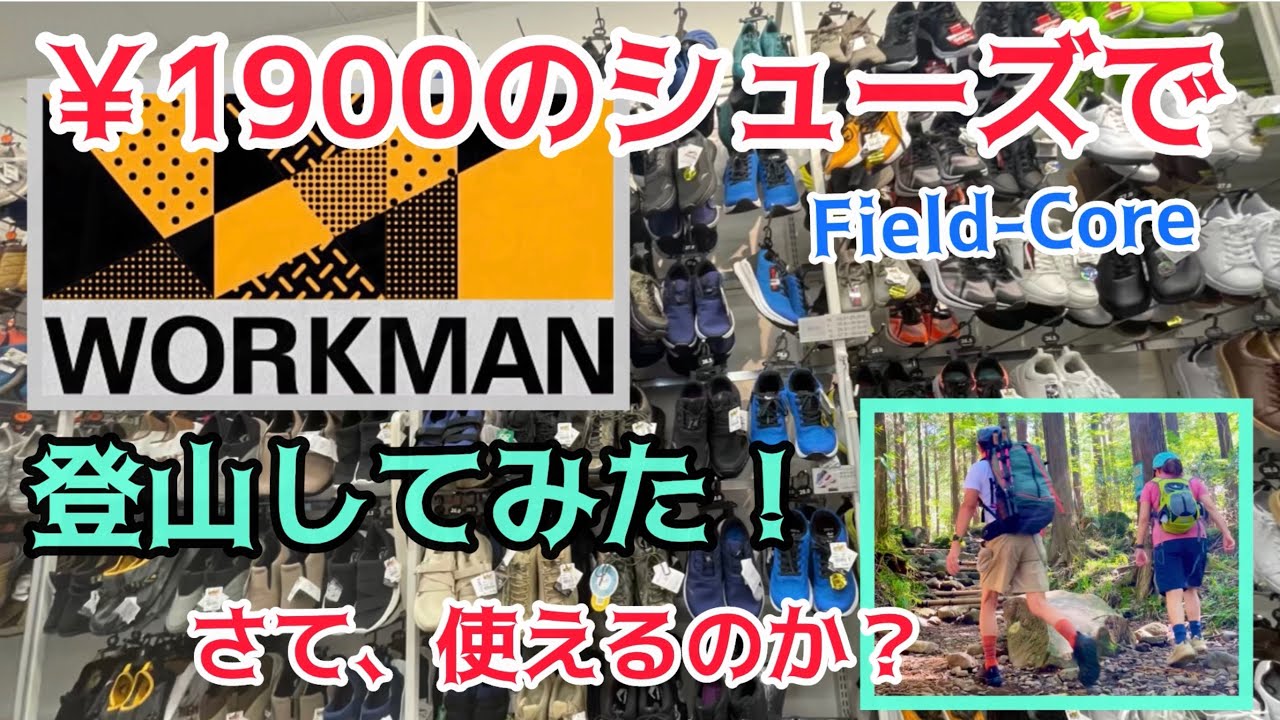 ワークマンの￥1900シューズで登山してみた！