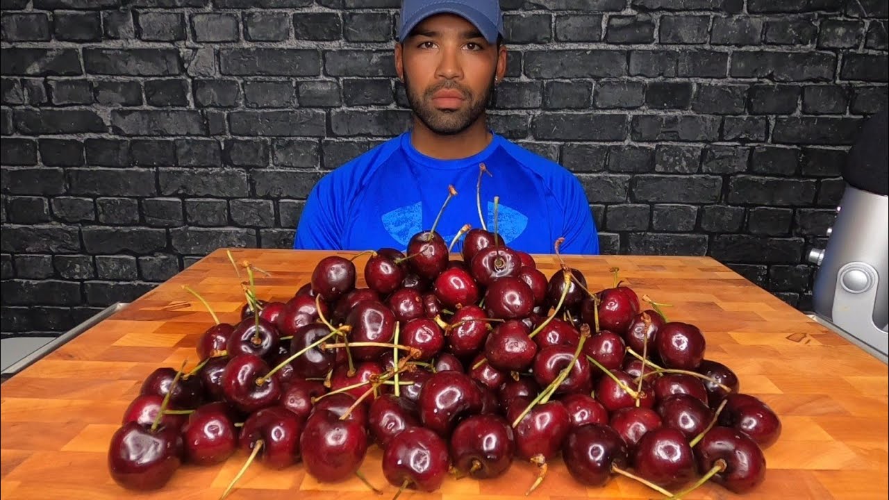 (ASMR) ВИШНИ МУКБАНГ