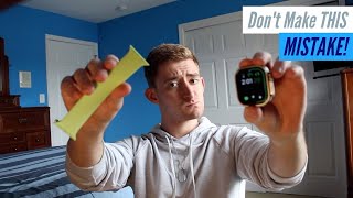 Be Careful!| Apple Watch Ultra with Solo Loop Bands