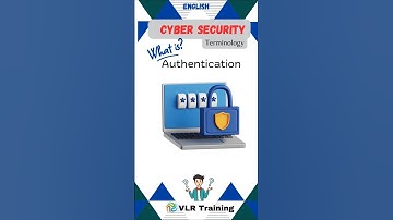 What is Authentication? cyber security terminology#vlrtraining #cybersecurity #education