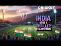India vs Australia T20I | India's Thrilling Run Chase against Australia 2025 | Cricket 24 Gameplay