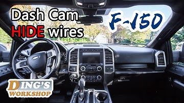 Ford F-150 Dash Cam Install | How to Hide Dash Cam wires on F-150?